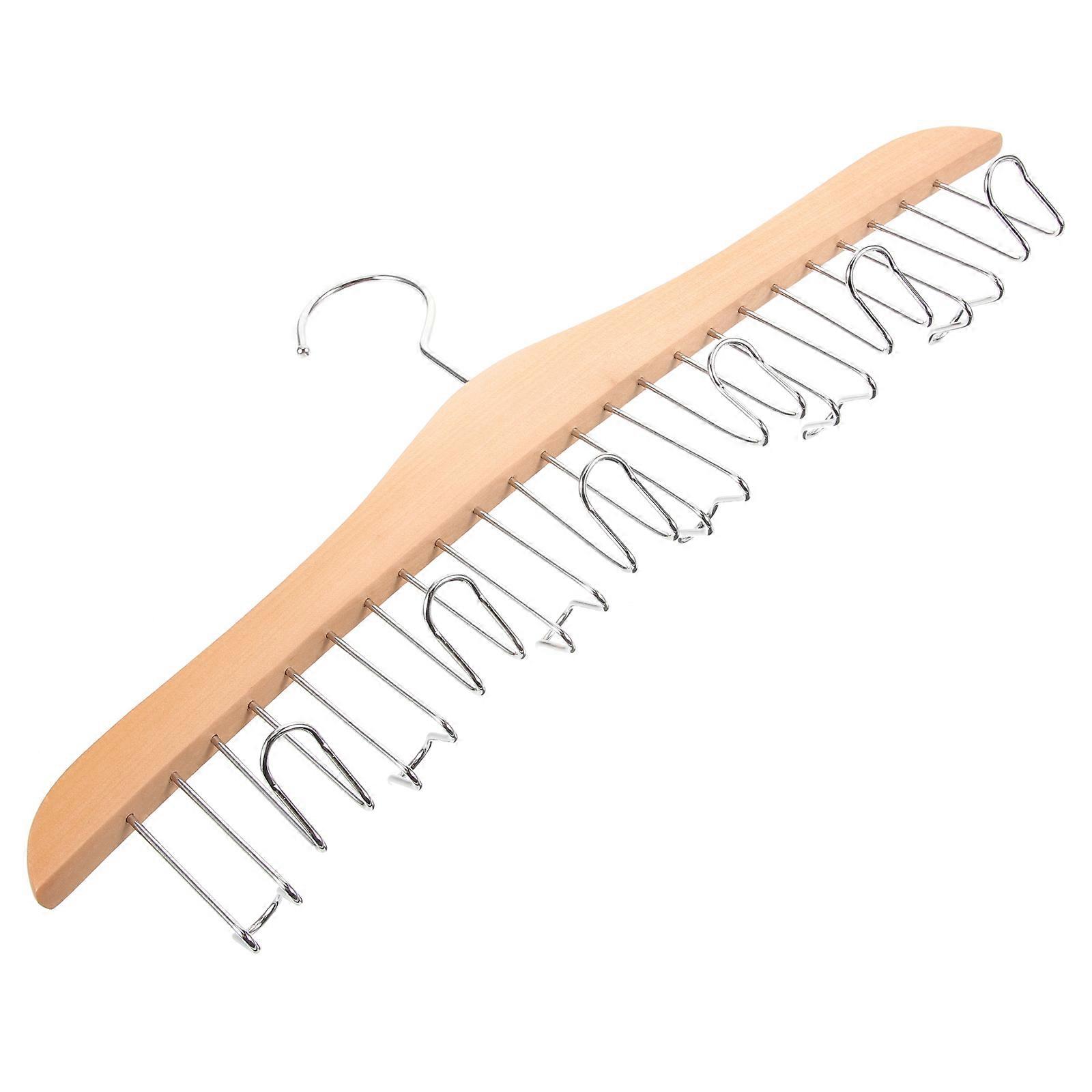 Multi-functional Hanging Hook Belt Hanger In Rectangular Shape For Closet Storage And Organization 4Pcs