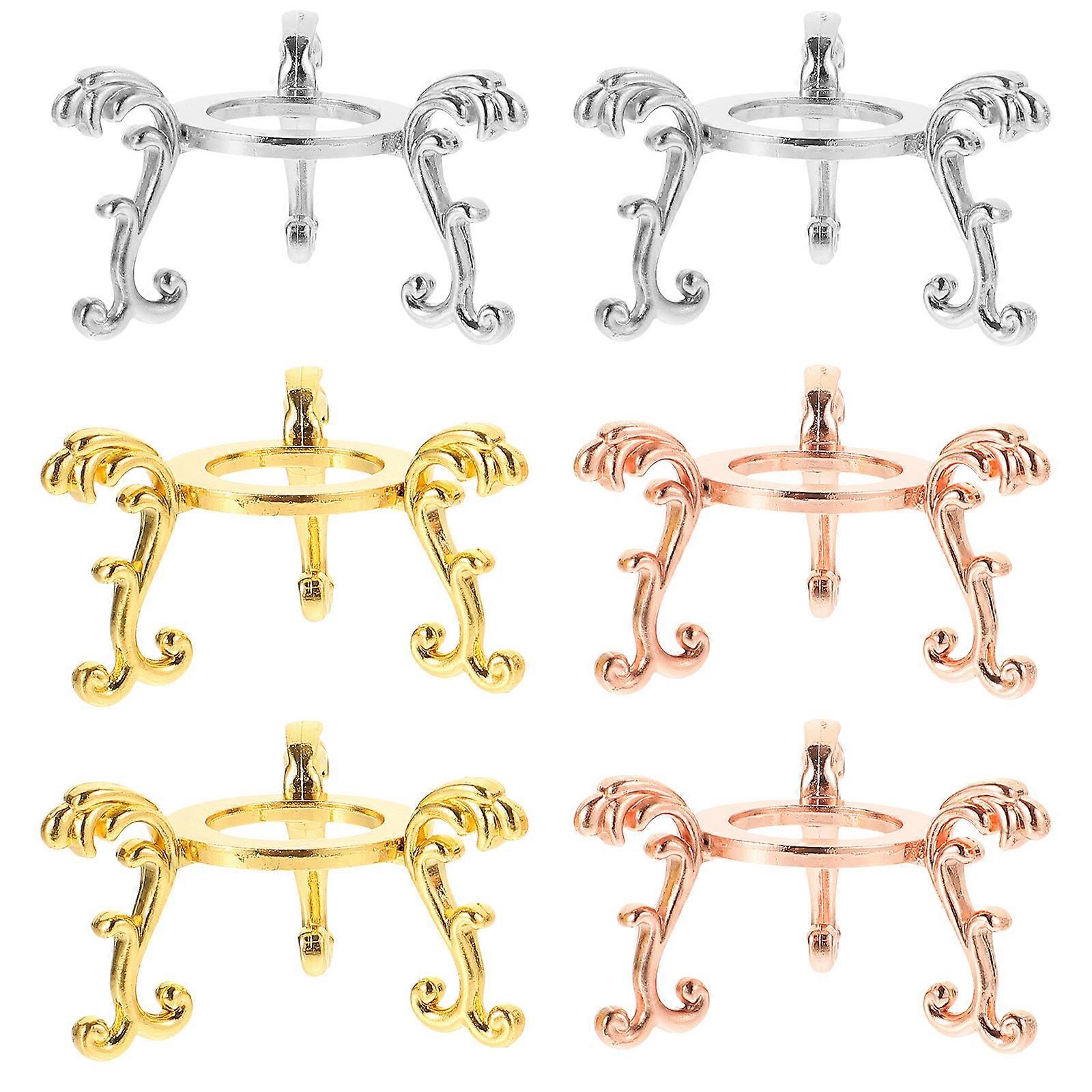 18 Pcs Crystal Sphere Holder Display Stand Simple Classic Design For Crystal Ball Collection Decoration