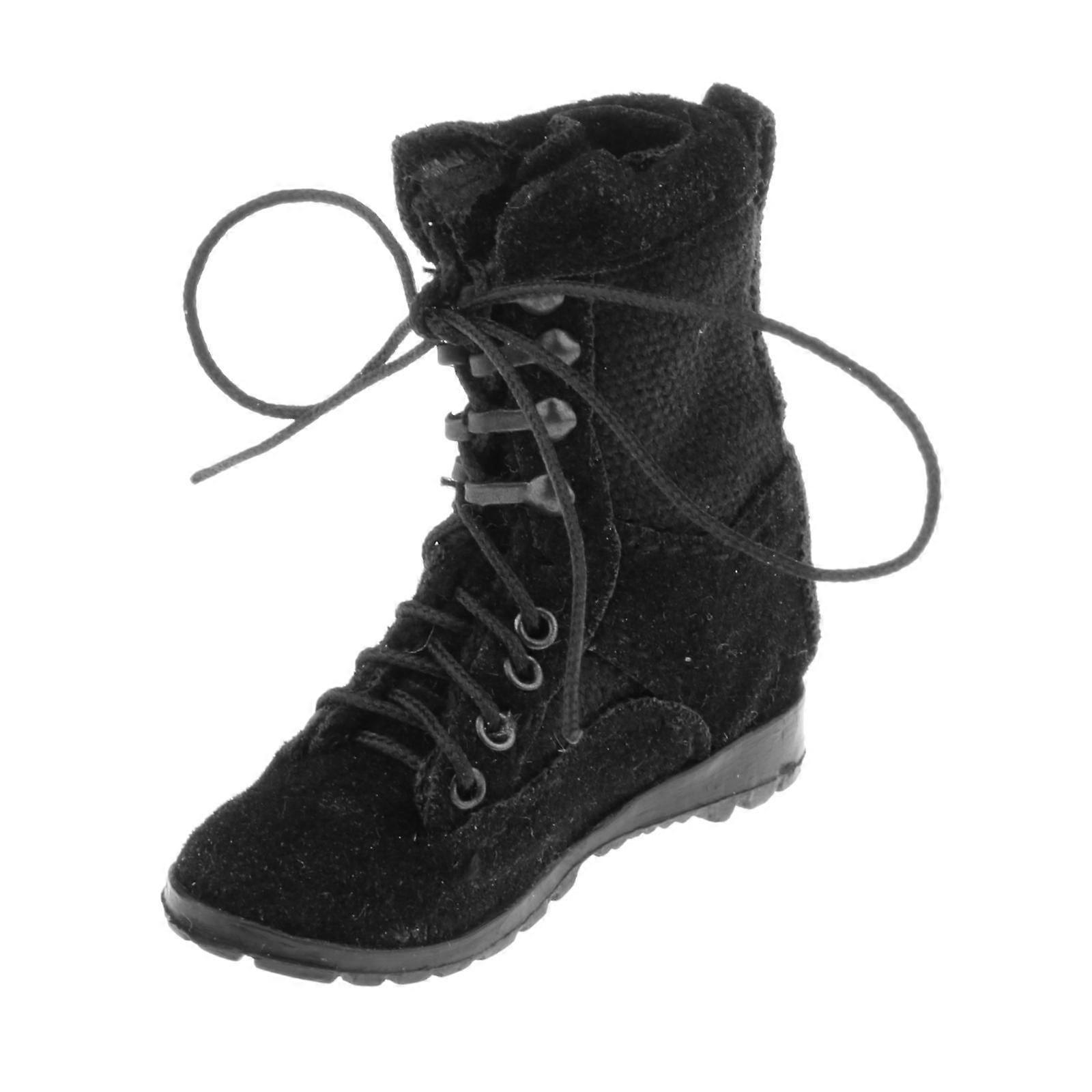 Mini 1/6 Scale Boots Shoes Model for 12'' Soldier Action Figure