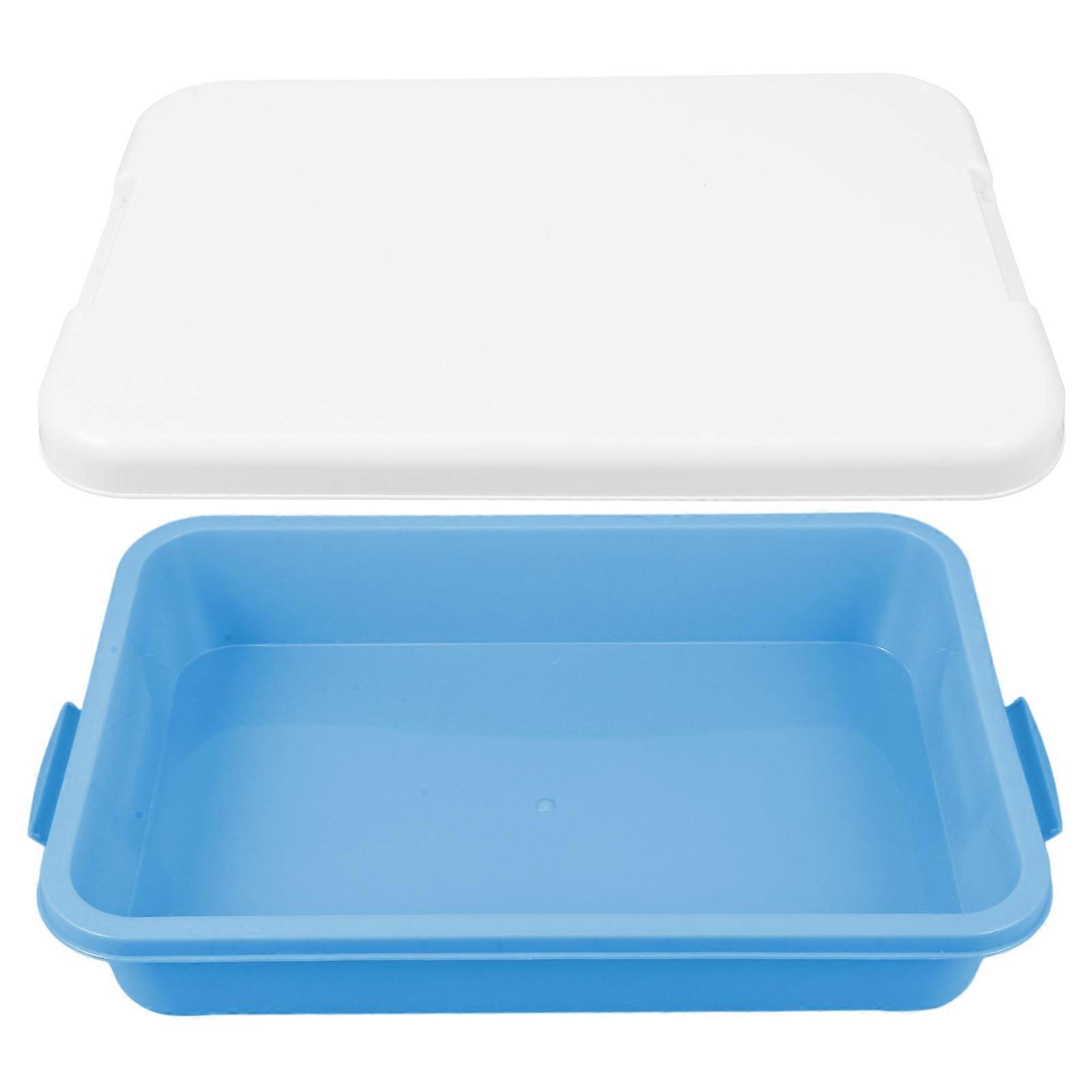 Sand Tray for Storage Use 3Pcs Empty Sandbox Plastic with Lid Box