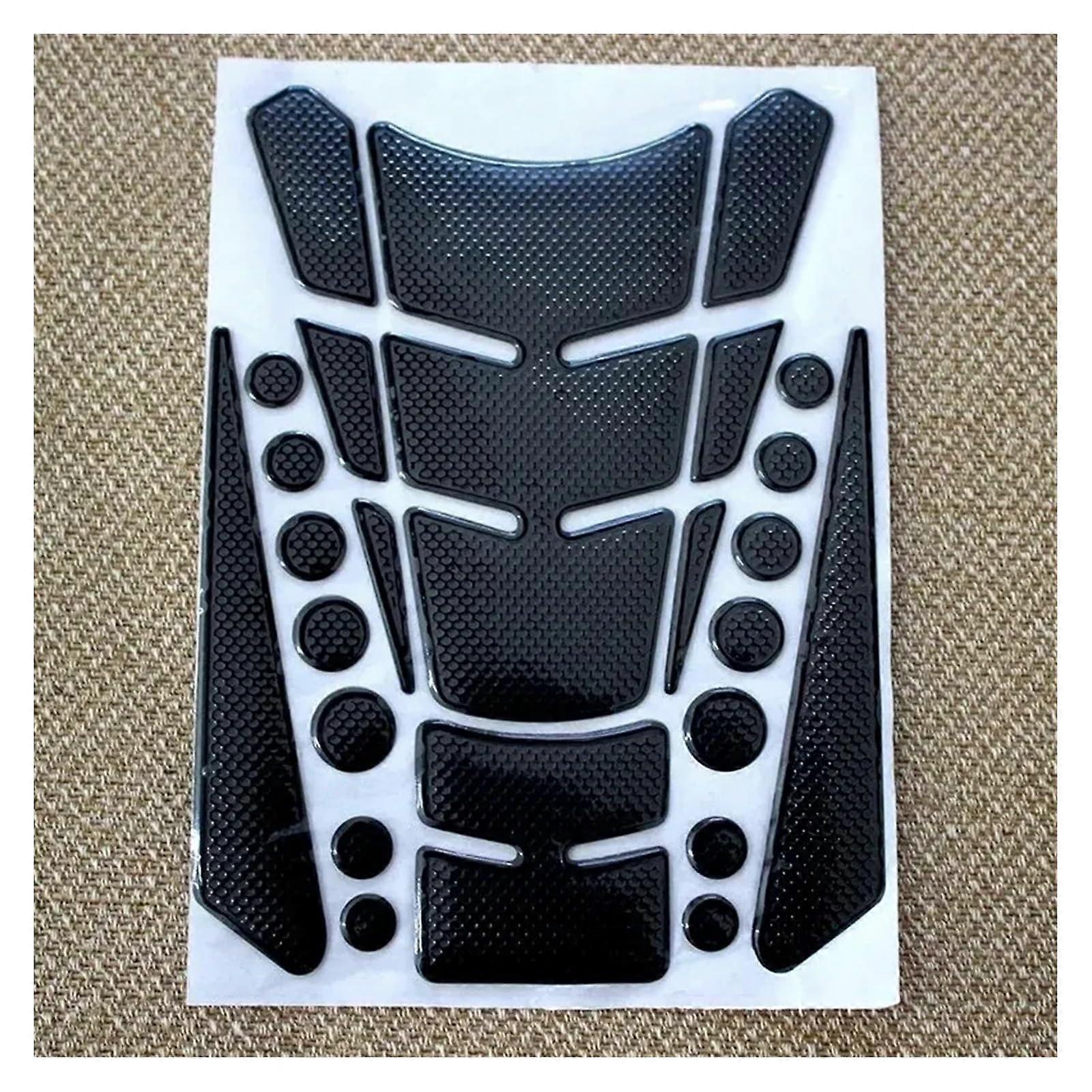 Fuel Tank Sticker 3D Motorcycle Universal Type Black Tank Pad Decal Devil Protector Fuel Accessories