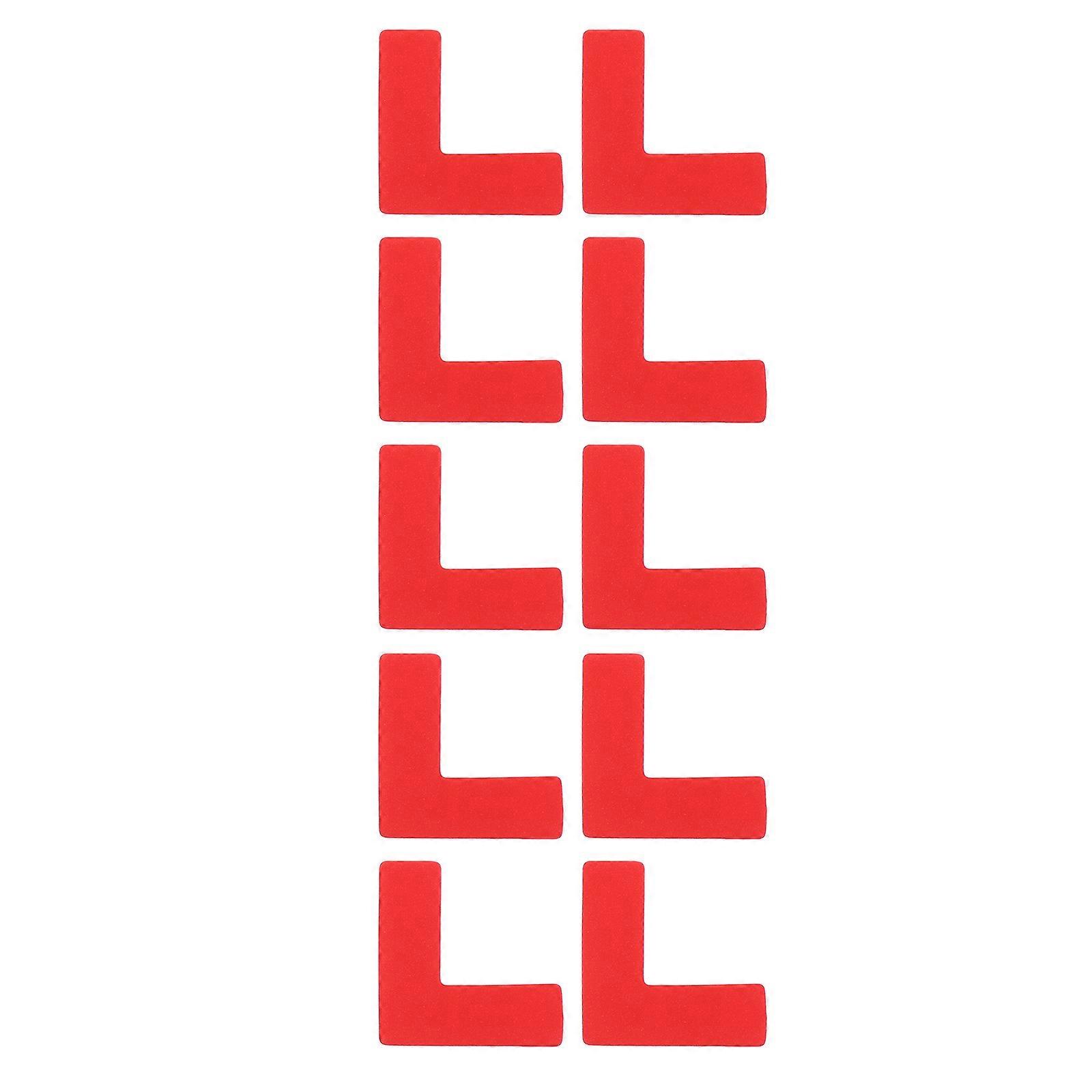 Red Warning Sign Sticker Positioning Stickers for Home Use 200Pcs Pack