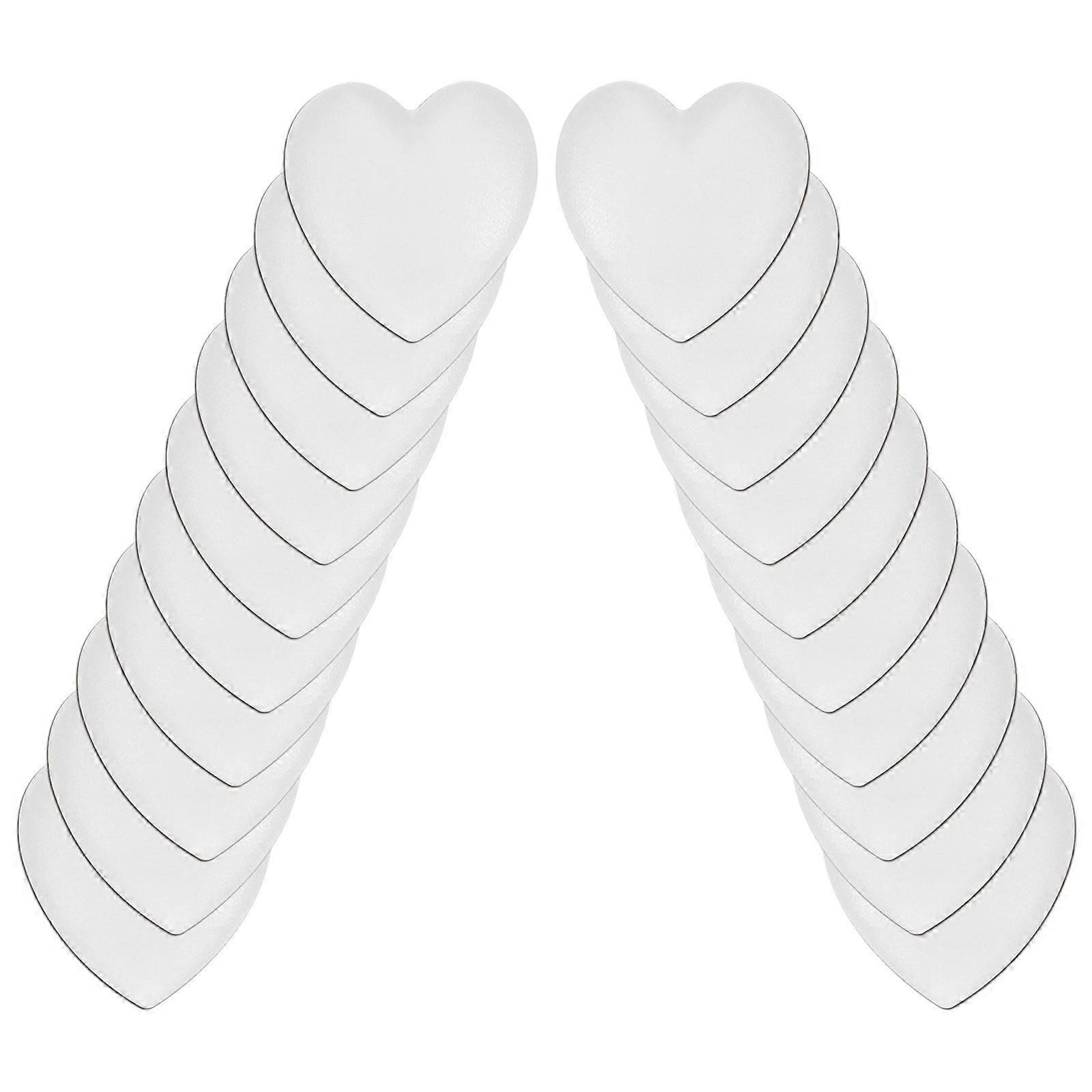 10Pcs Heart Shaped Eyeglass Grip Retainers For Daily Wear And Outdoor Activities In Transparent Silicone Material Featuring Anti-Slip Design