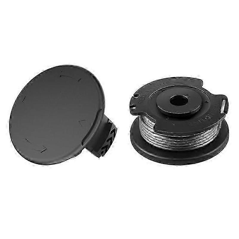 Replacement Spool Line and Cover for BOSCH ART 23 SL Trimmer Model F016F04557 with 4.9m Nylon Line and DCQW Compatibility