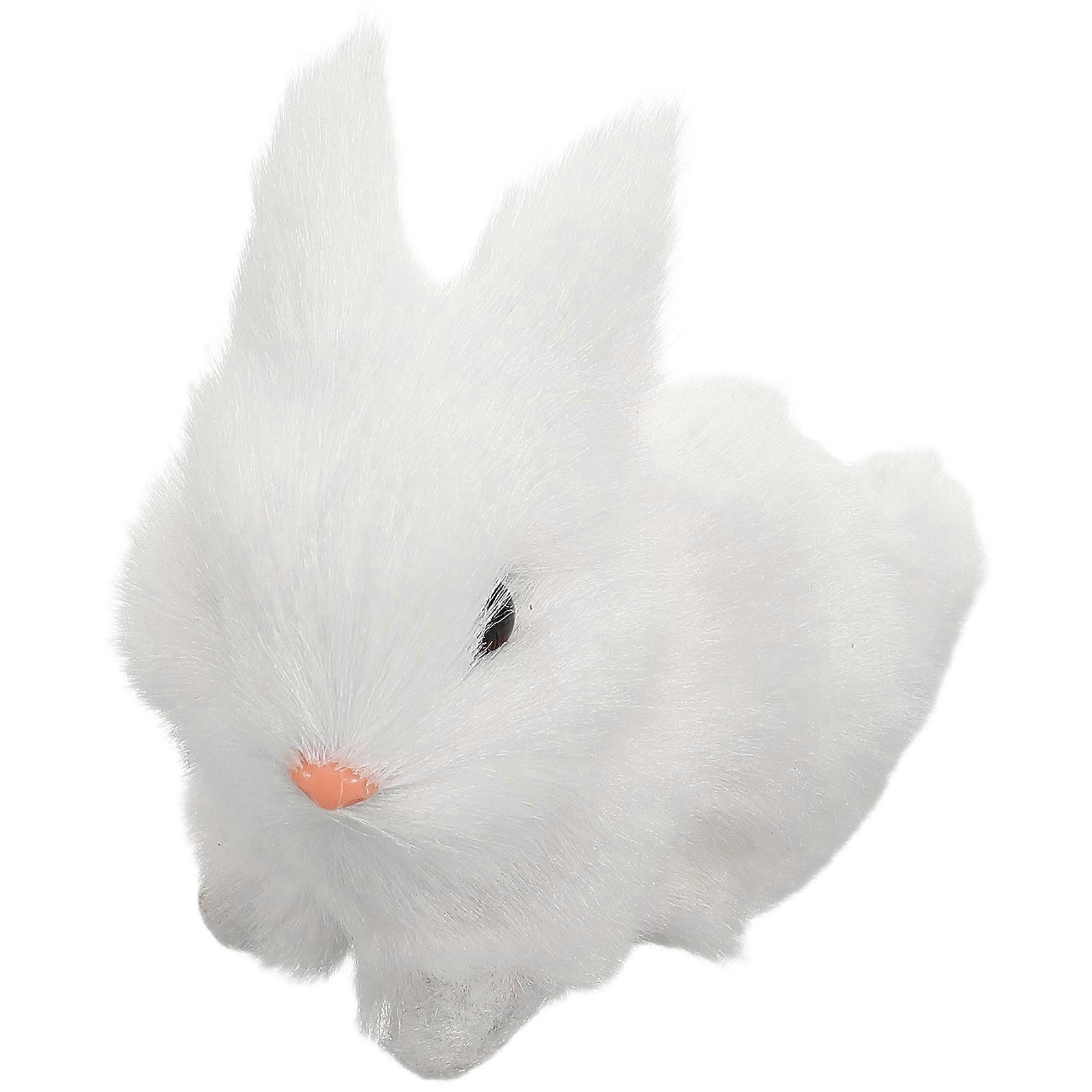 Easter Toy 2Pcs Realistic Bunny Plush Rabbit Doll for Decoration Purposes