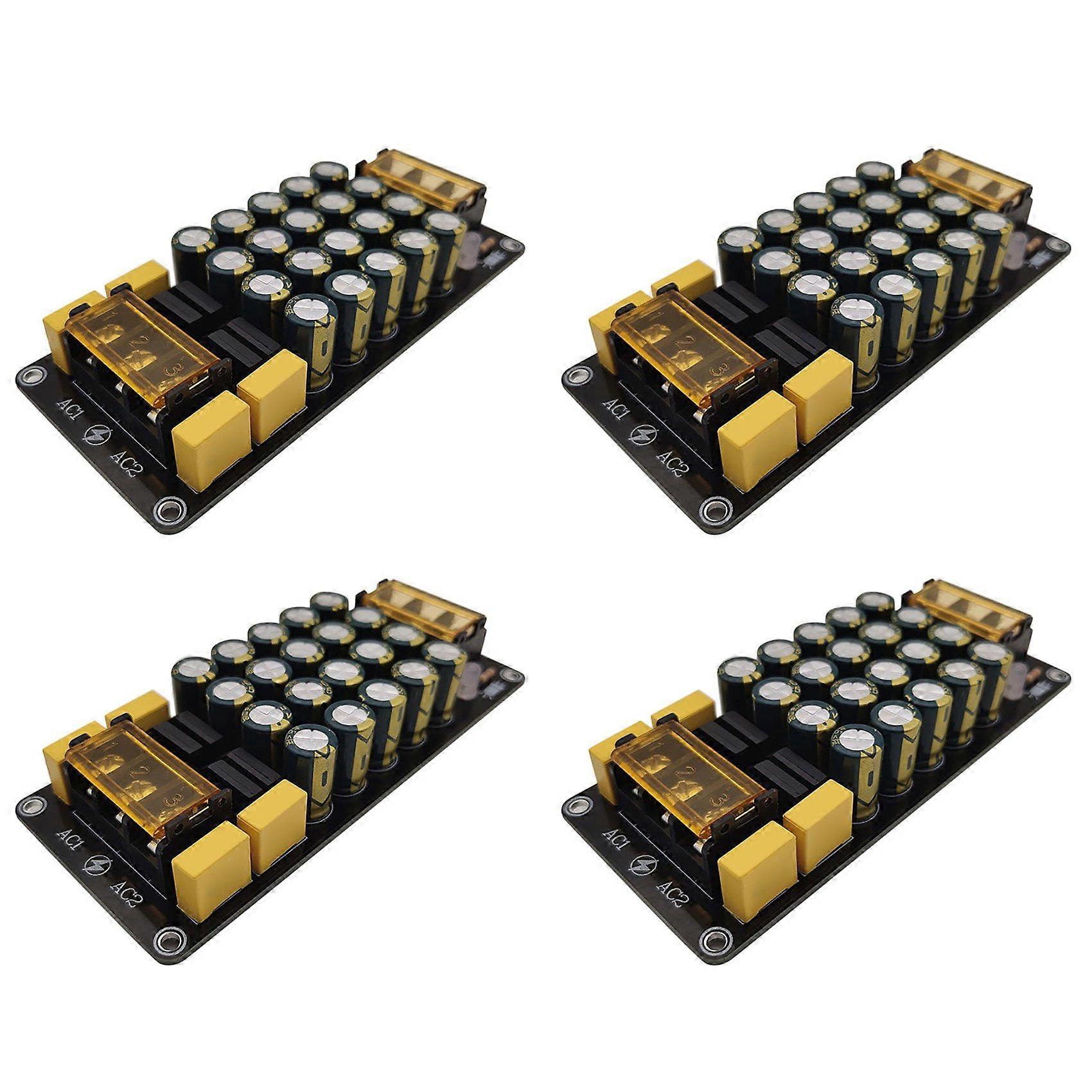 4X Dual Power Rectifier Filter Module 6A X2 Power Amplifier Board 2X300W for Power Amplifier Rectifier Filter