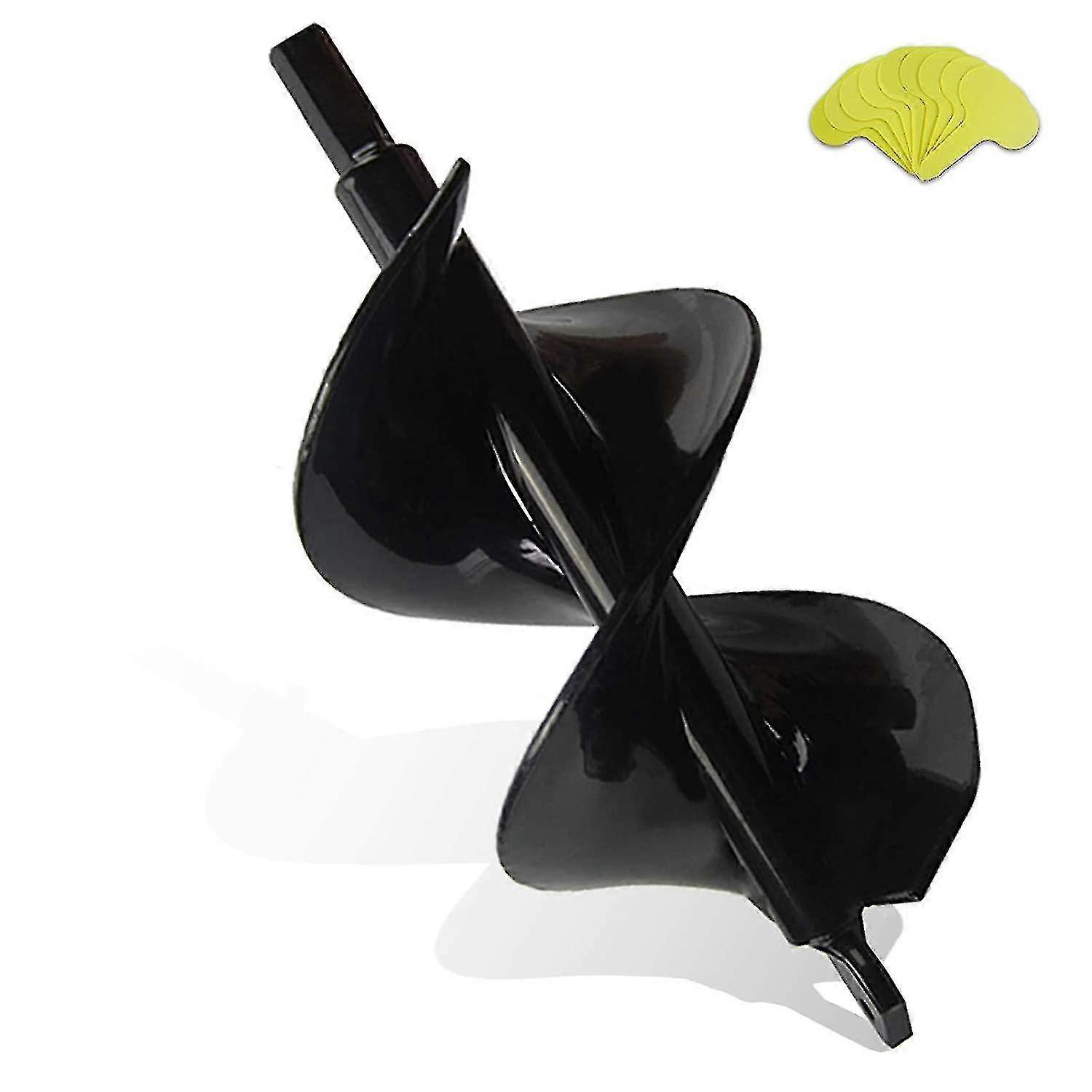 8x18cmガーデンオーガー、サーマルオーガー、深い耕作穴を掘る、花を植える木の低木のための便利な植栽ツール、球根を植える