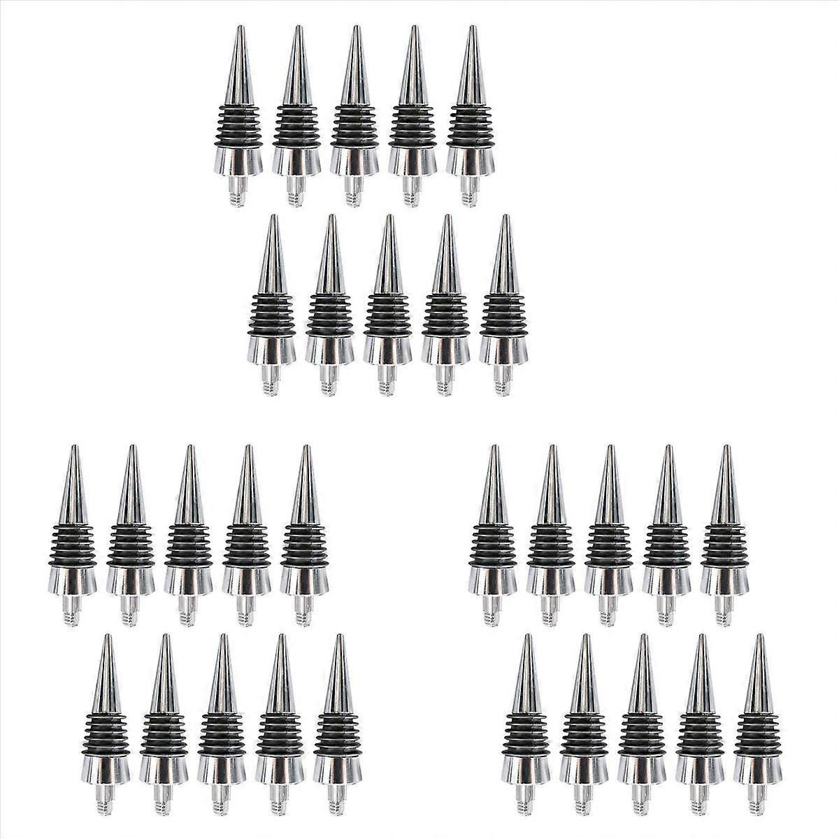 10 Pcs Thread Wine Bottles Metal Stoppers Set,Blank Bottles Stopper