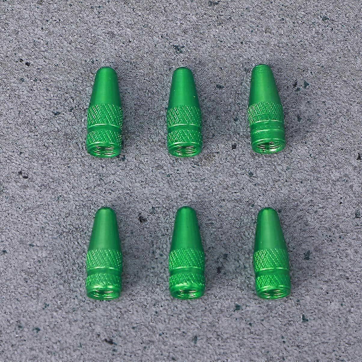 6 pcs. Bicycle valve caps covered 25-26s