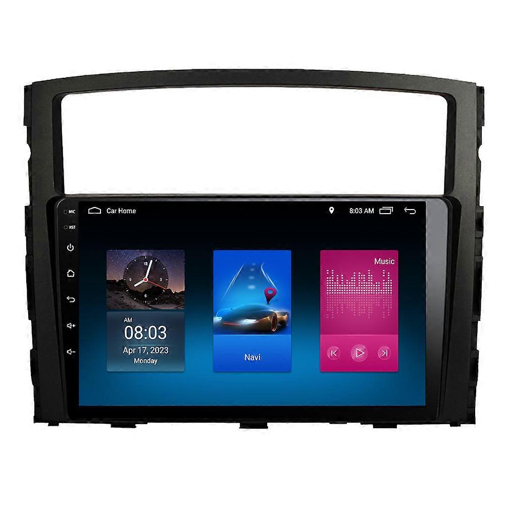 RoverOne Car Stereo Radio Bluetooth CarPlay Android Auto GPS Sat Nav Touch Screen for Mitsubishi Pajero 4 V80 V90 2006 - 2014