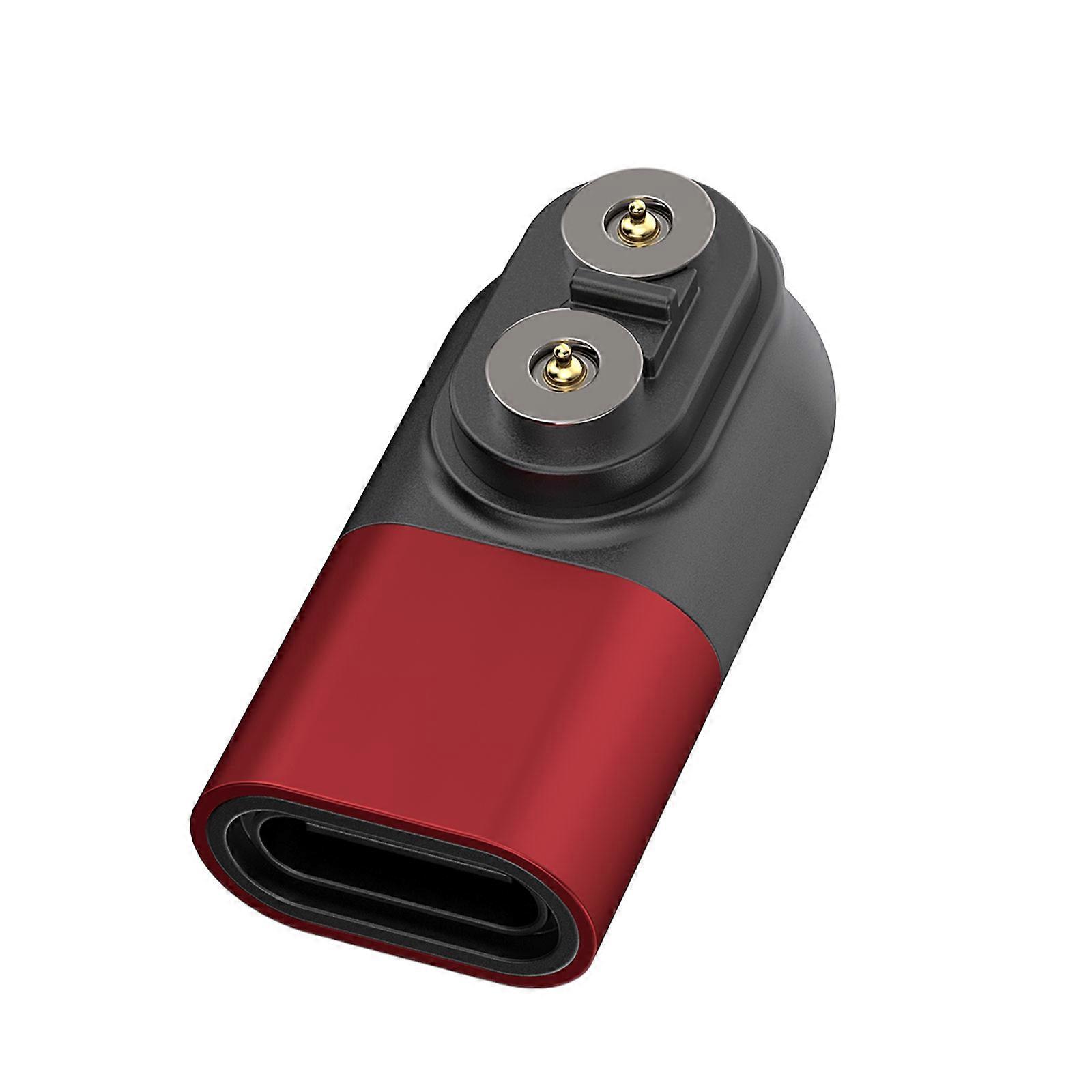 Ruggeds Magnetic Flashlights Charging Adapter Metal Body Design Intelligent Power Management System for H7R H15R P18R H19R  Red