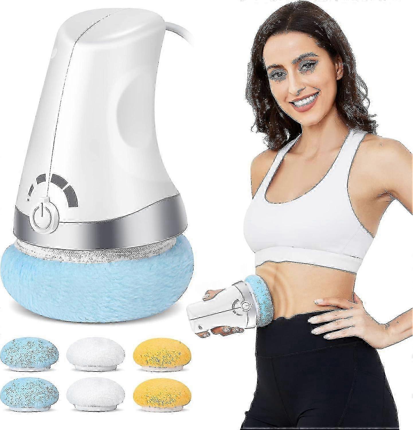 Electric massager for body contouring with reusable pads