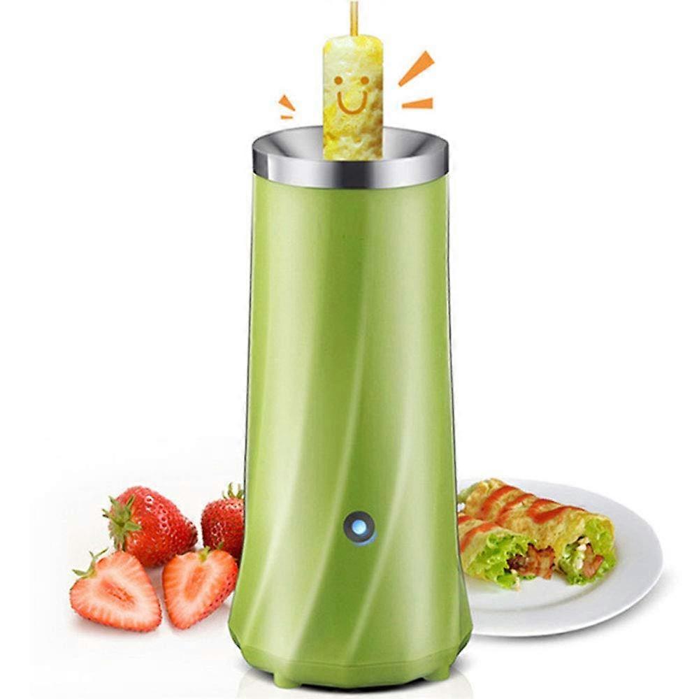 Automatic Egg Roller Maker Mini Electric Egg Boiler Breakfast Machine Green DIY Sausage Machine
