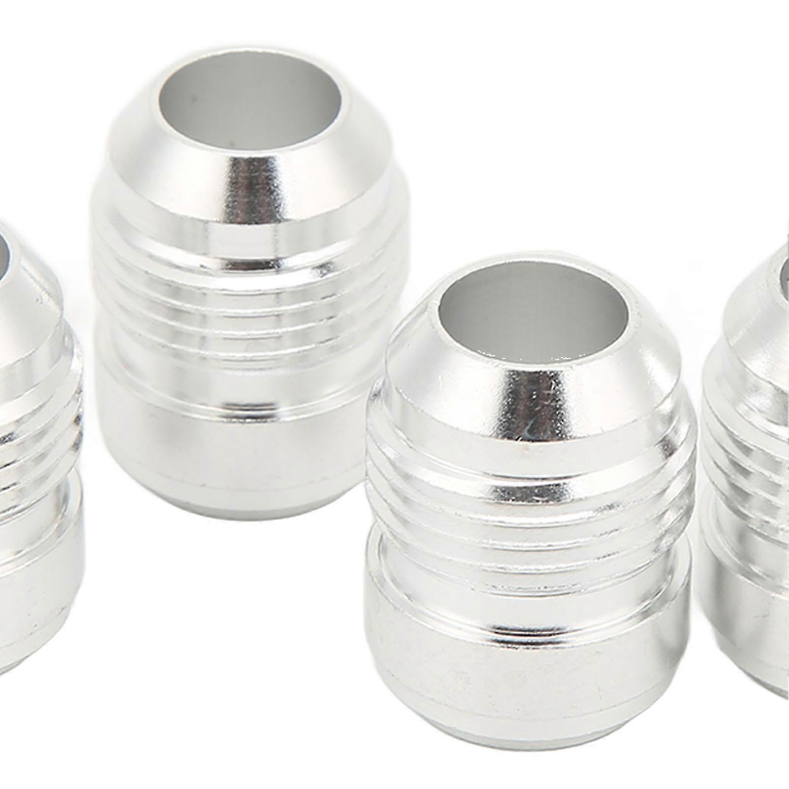 Aluminium Alloy 10AN Weld On Bung Fitting 3/4in Thread Male Hose Pipe End Adapter 4 Pcs Set