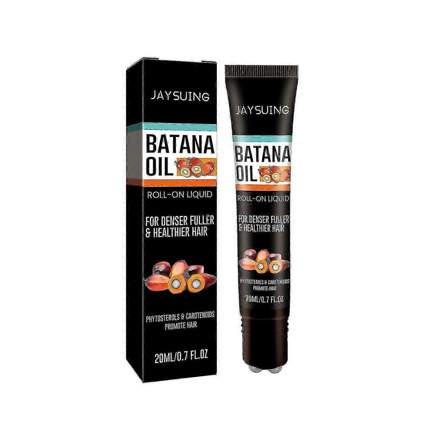 Jaysuing Batana ヘアローラーは、毛根に栄養を与え、髪を太くし、強化し、強化し、頭皮マッサージケアします