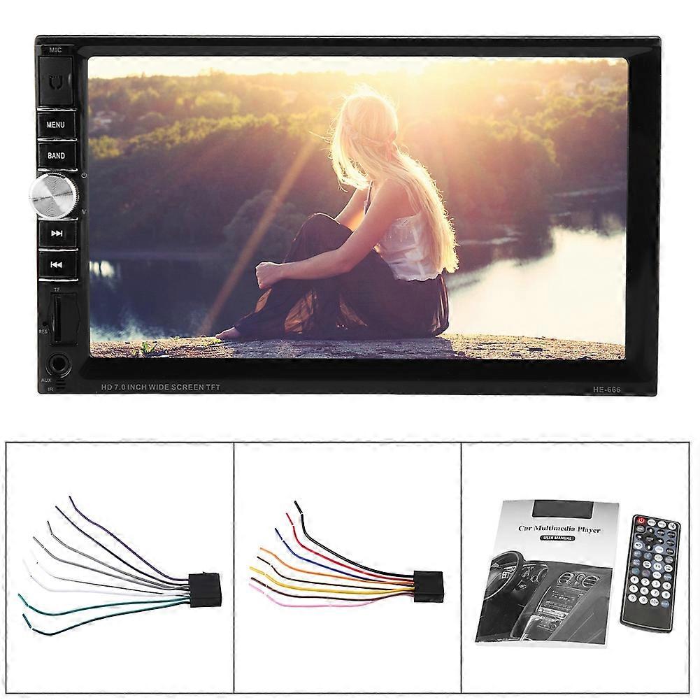 7inch Touch Screen Double Din Stereo for Car Audio System