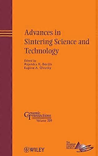 Advances in Sintering Science and Technology