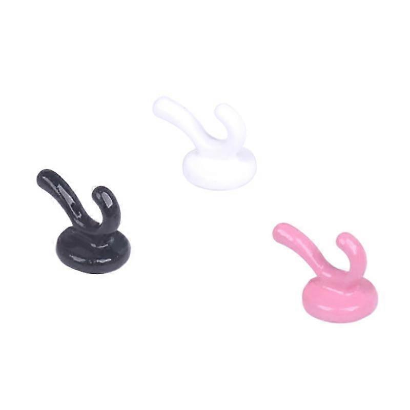 3Pcs Doll House Mini Clothes Hat Hook Doll House Simulation Wall Hook