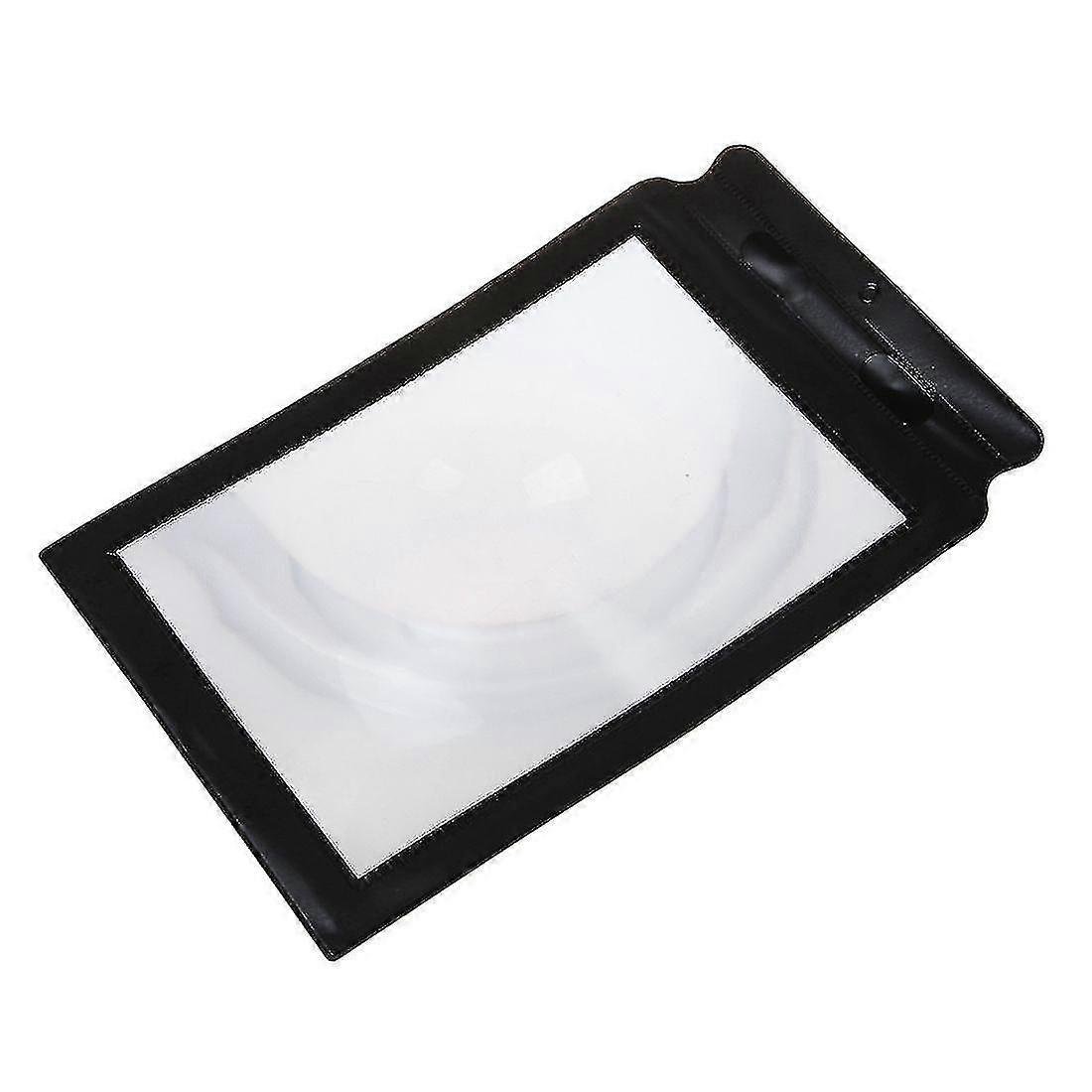 A4 Full Page 3x Magnifier Sheet Large Magnifying Glass Book Reading Aid Lens