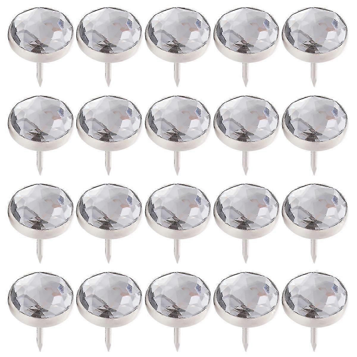 Uxcell 100-Pack Upholstery Nails Tacks – Antique Bronze Tone, 9mm Diameter Round Thumb Push Pins For Furniture, Sofa, Headboards