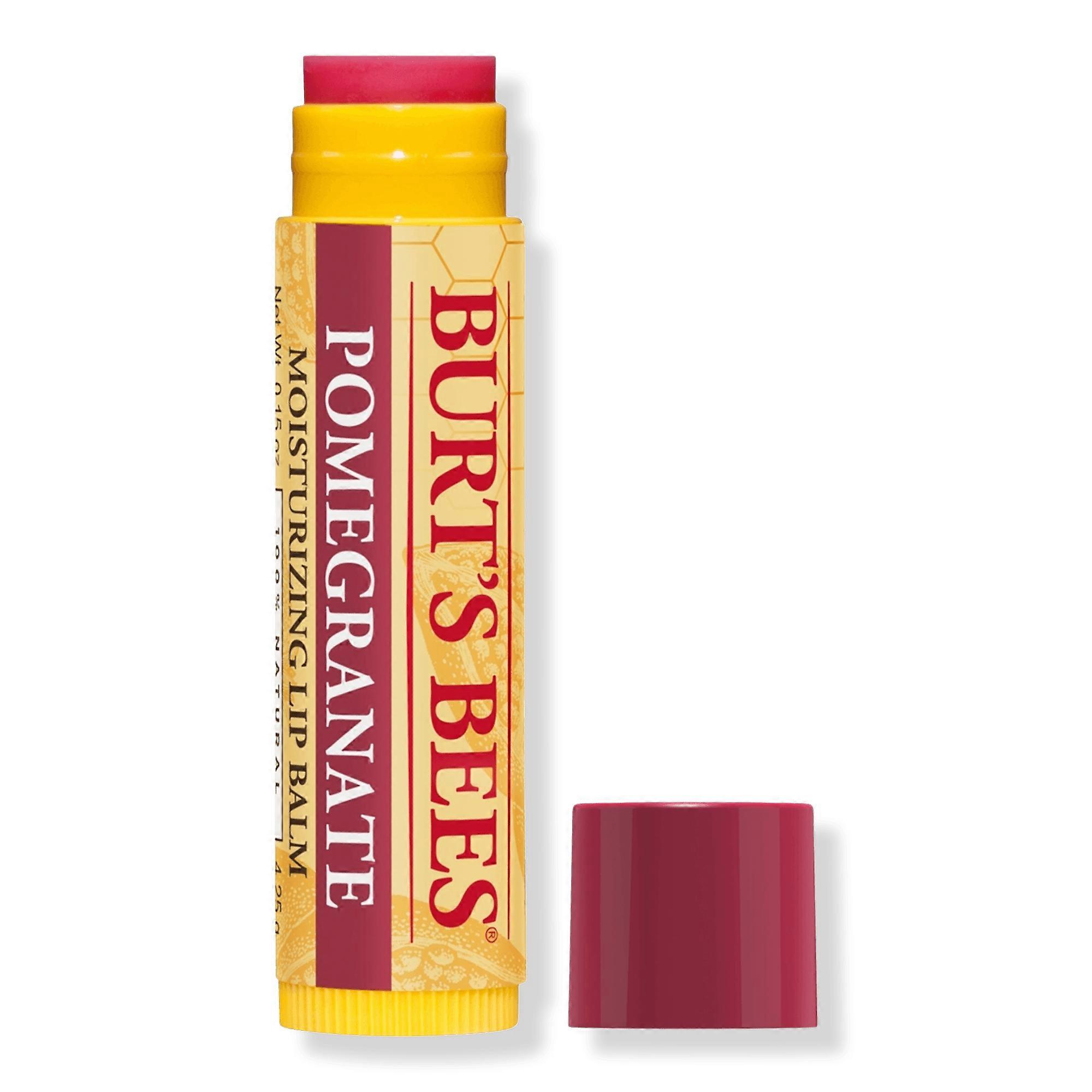 Burt's Bees Moisturizing Lip Balm, Pomegranate, 0.1 Oz