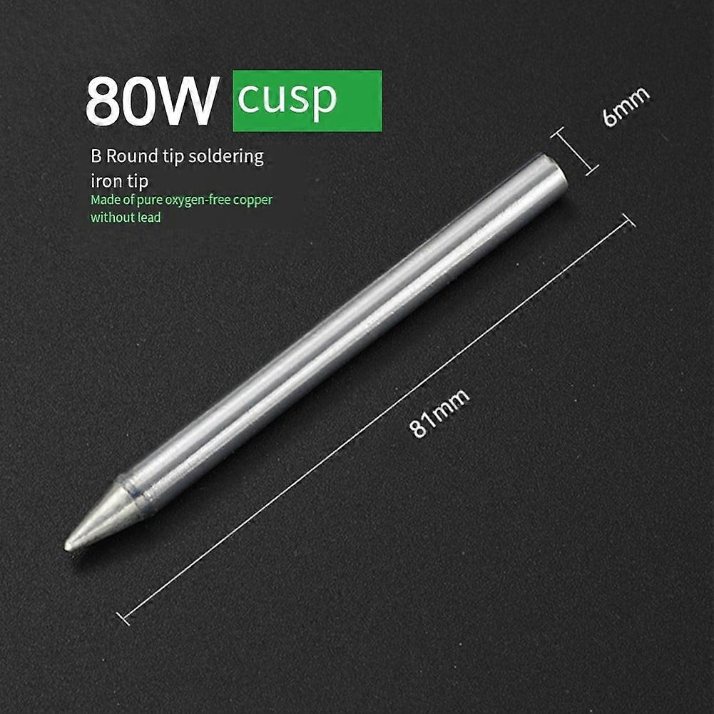 Excellent Performance Externally Heated Round Tip Soldering Iron Tip Reliable
