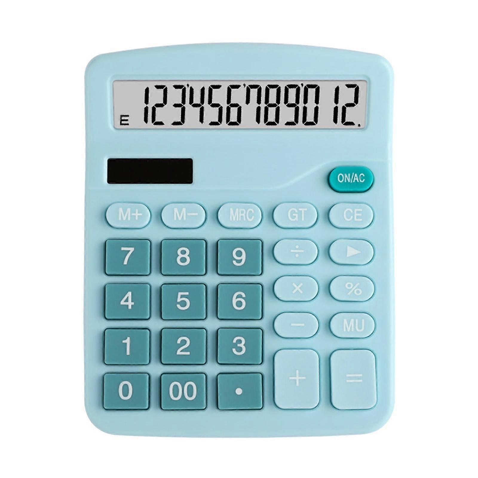 YiFudd Scientific Calculator 12 Digits Large Display And Buttons Clear Large LCD Display Ideal For Office School Home And Business Use