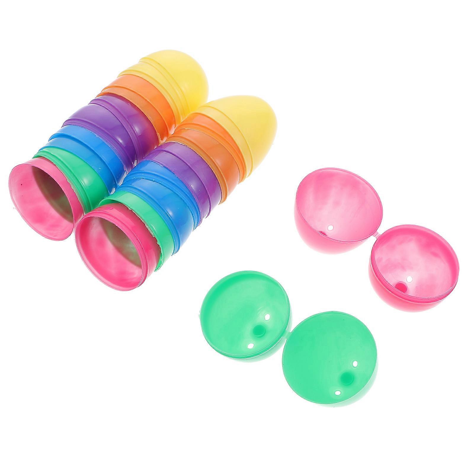 36Pcs Easter Eggs Easter Party Eggs Children Easter Eggs Kids Graffiti Eggs Empty Eggs
