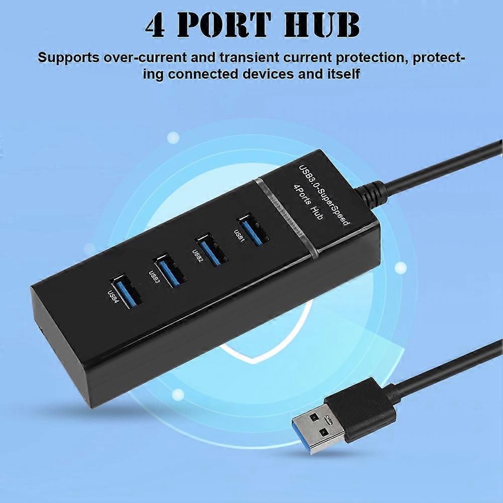 4 Port USB3.0 HUB Charging Dock Station 5Gbps Charging Hub Adapter for Phone/Tablet/PC/Windows
