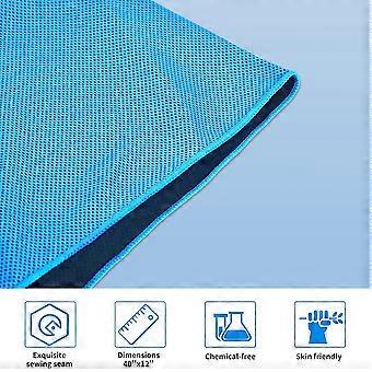 Cooling Towel 4 Packs (40x12Inch),Cooling Towels for Neck and Face, Ice Towel, Soft Breathable Chilly Towel for Gym