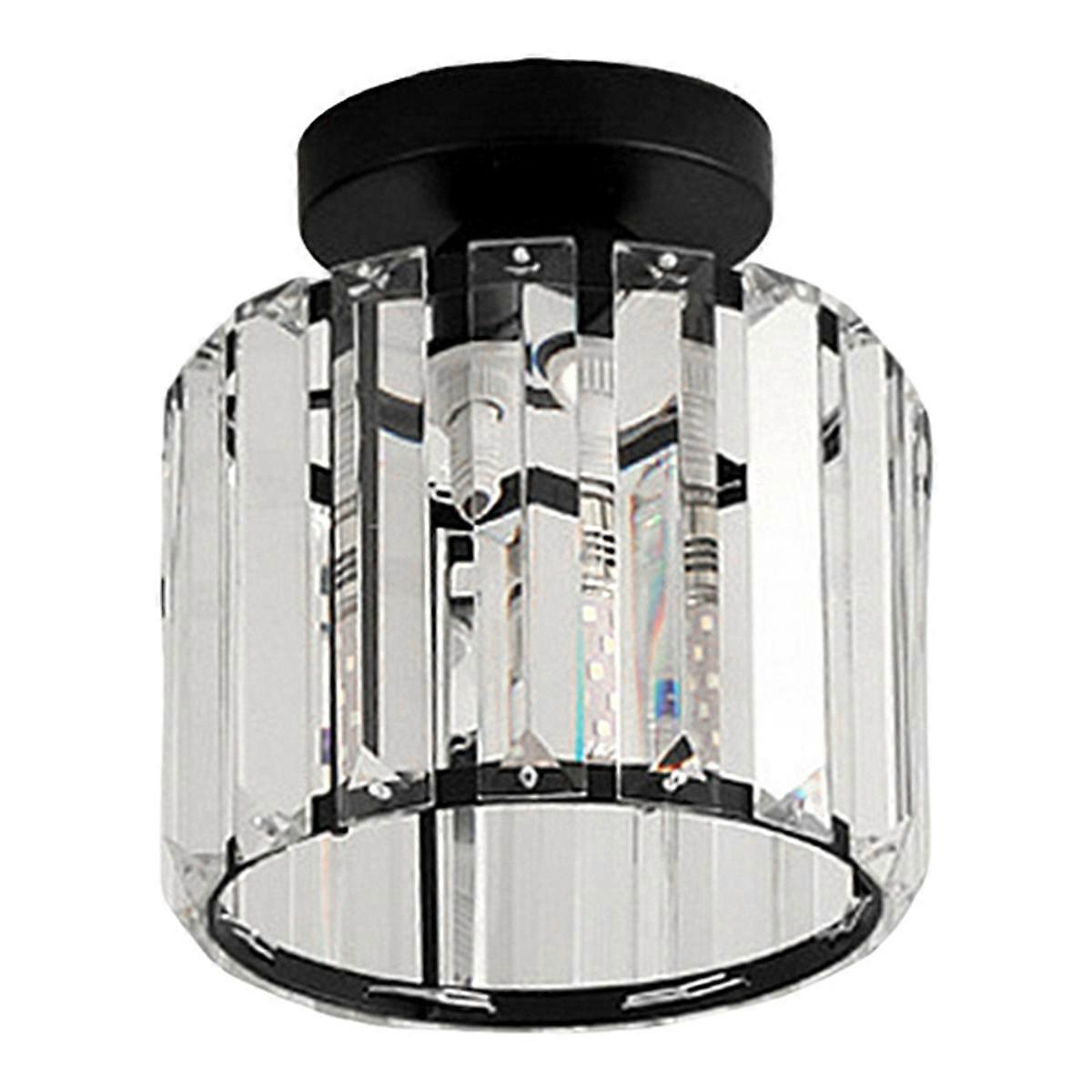 Aisle Ceiling Lights Simple Small Ceiling Lights Modern-Style Black,A