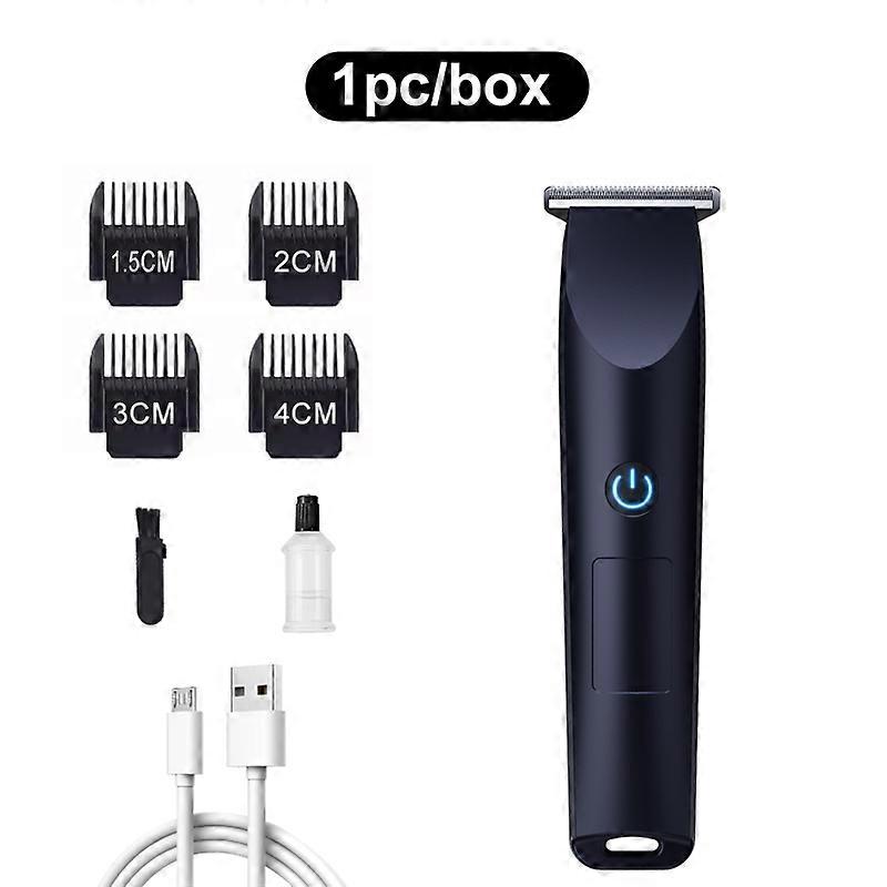 Small hair clipper for home use, replaceable nozzle supports USB charging, small size and easy to carry.