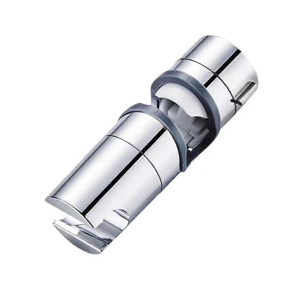 Adjustable Shower Head Holder Bracket with Sliding Sleeve Base Clamp 117mm White Fruit Peach5
