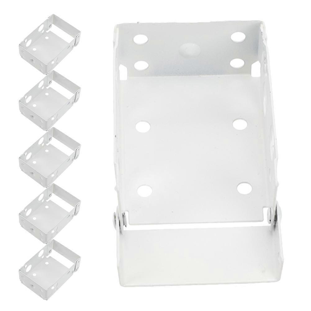 Metal Blind Brackets for Window Curtain Installation with 6Pcs Support