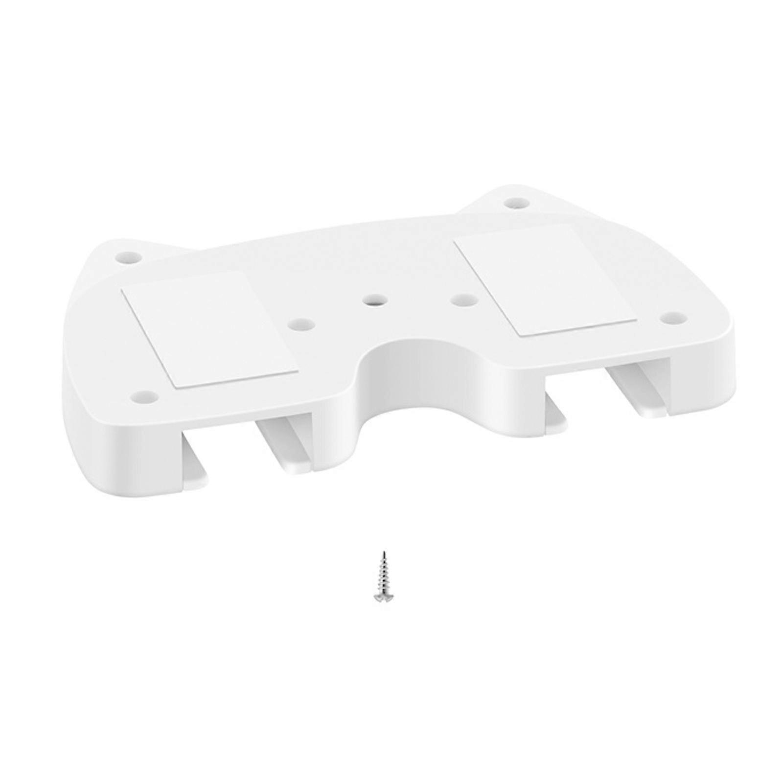 Game Handle Hanger Adhesive Holder Gamepad Mount Holder Hanging Bracket Under Desk Storage Rack for Controller  White