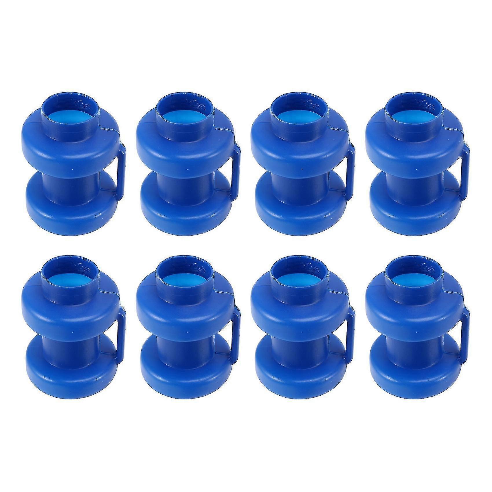 8pcs Trampoline Enclosure Pole Cap Plastic Trampoline Pole Caps Replacement Mini Trampoline Leg Cap