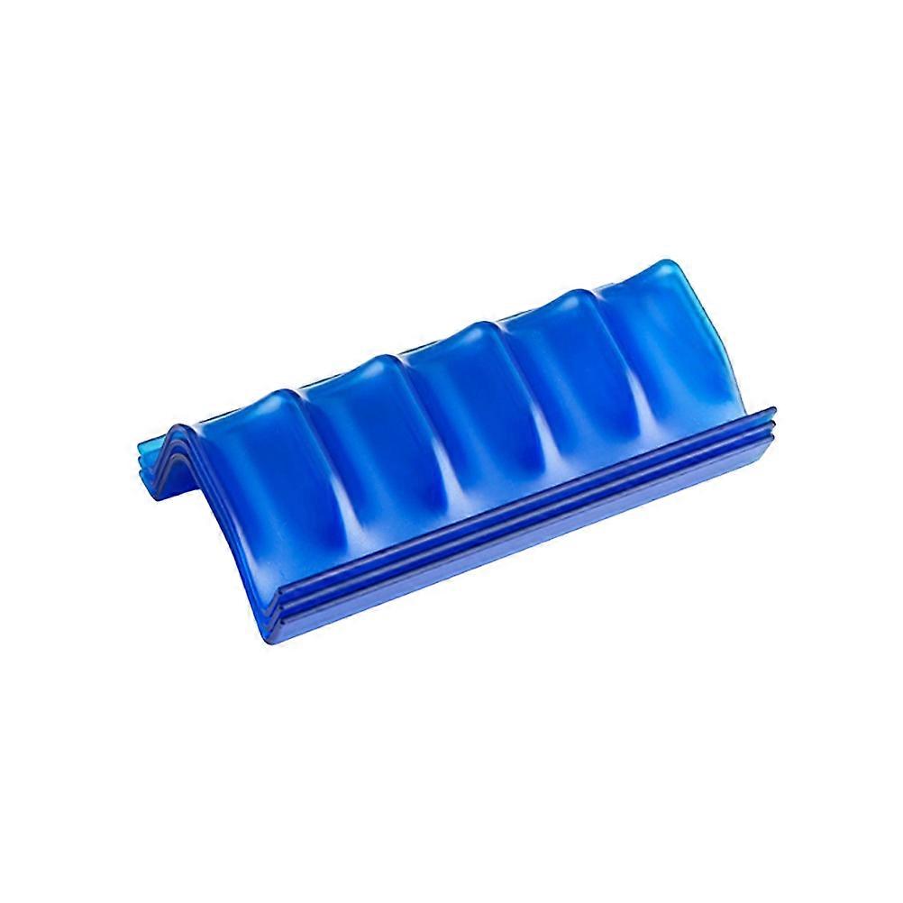 Stackable Plastic Rack for Essential Oil Display 5 Slots 9Pcs Blue Organizer