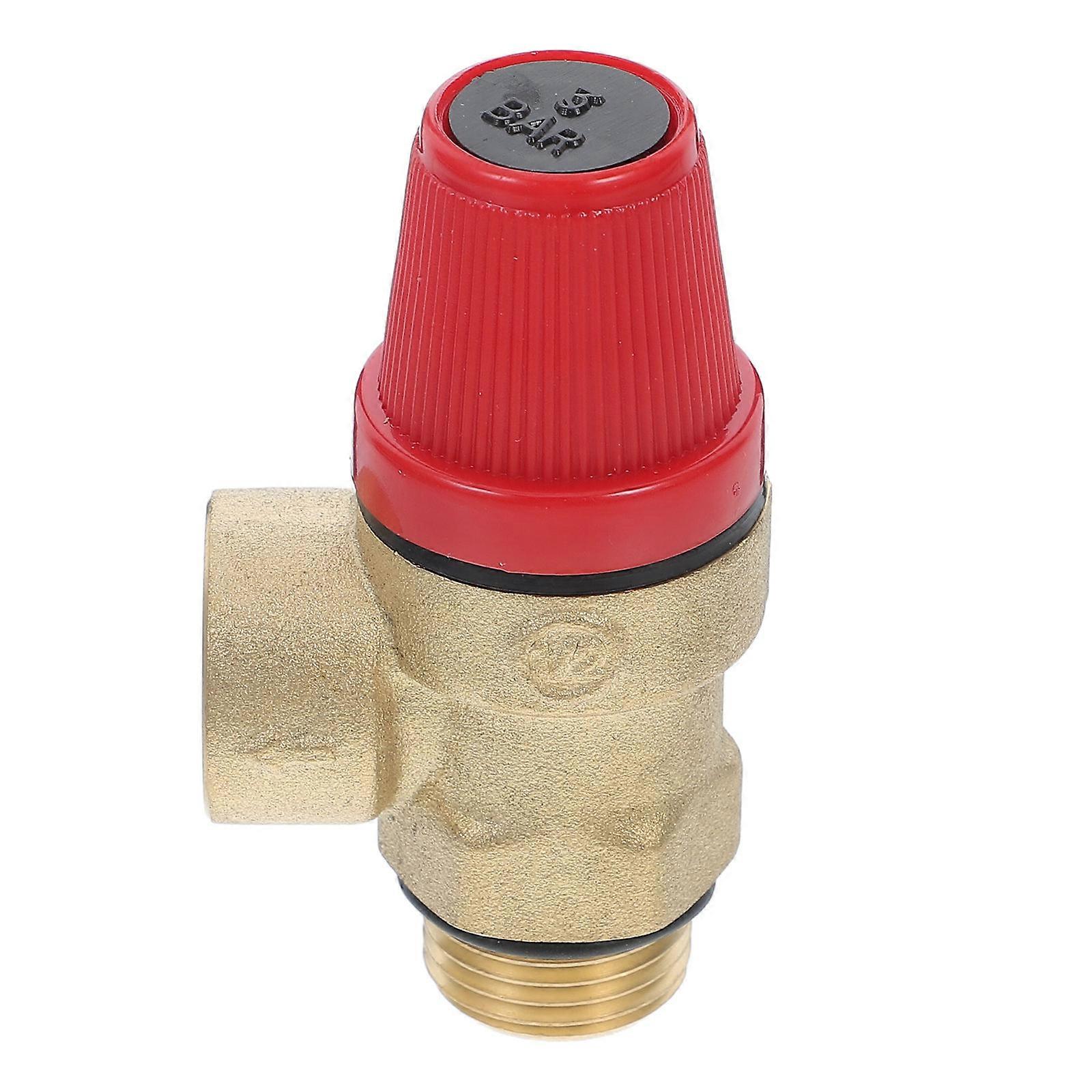 Copper Pressure Valve for Boilers Single-Way Brass Manual Release Valve