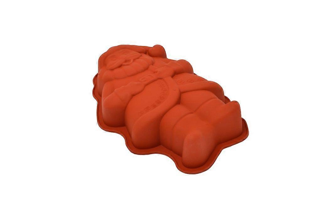 Santa Claus Silicone Bakeware NonStick Durable Cake Mold Wide Temperature Range 27x16.5cm