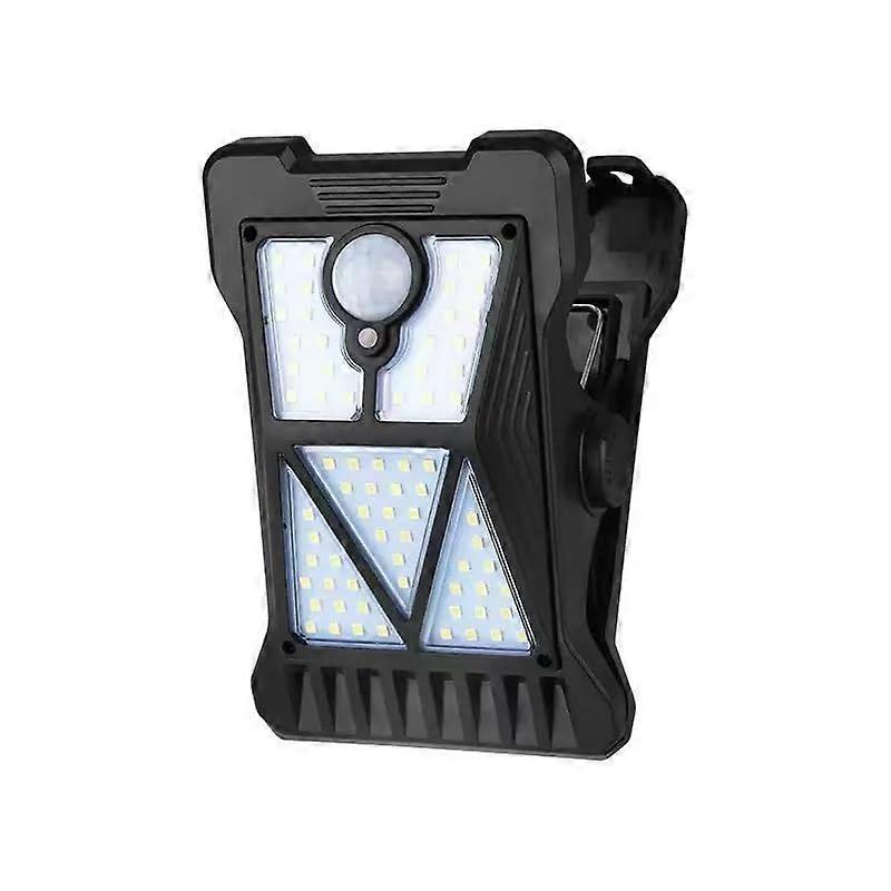 Solar Fence Lights with Motion Sensor, IP65 Waterproof, Dual Charging, ClipOn for Yard and Garage