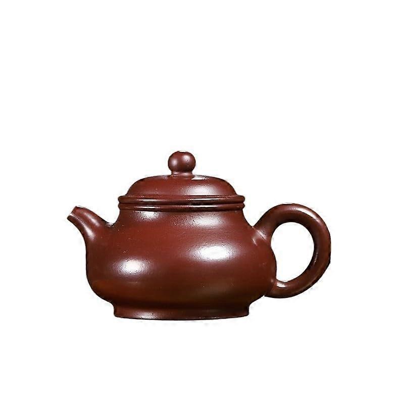 Chinese Zisha Teapot 200ml Handmade Purple Clay with Ergonomic Handle and AntiDrip Spout