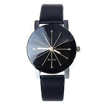 Semplice orologio di coppia convesso Orologio da cintura semplice Orologio da studente di coppia meridiana di moda