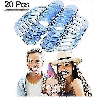 25-26 20 peças Jogo de mastigar Palavras Retrator para abrir a boca Jogo de abrir a boca Retrator dental para jogos dentários para adultos, família e amigos Jogos de tabuleiro Mastigador Palavras Si