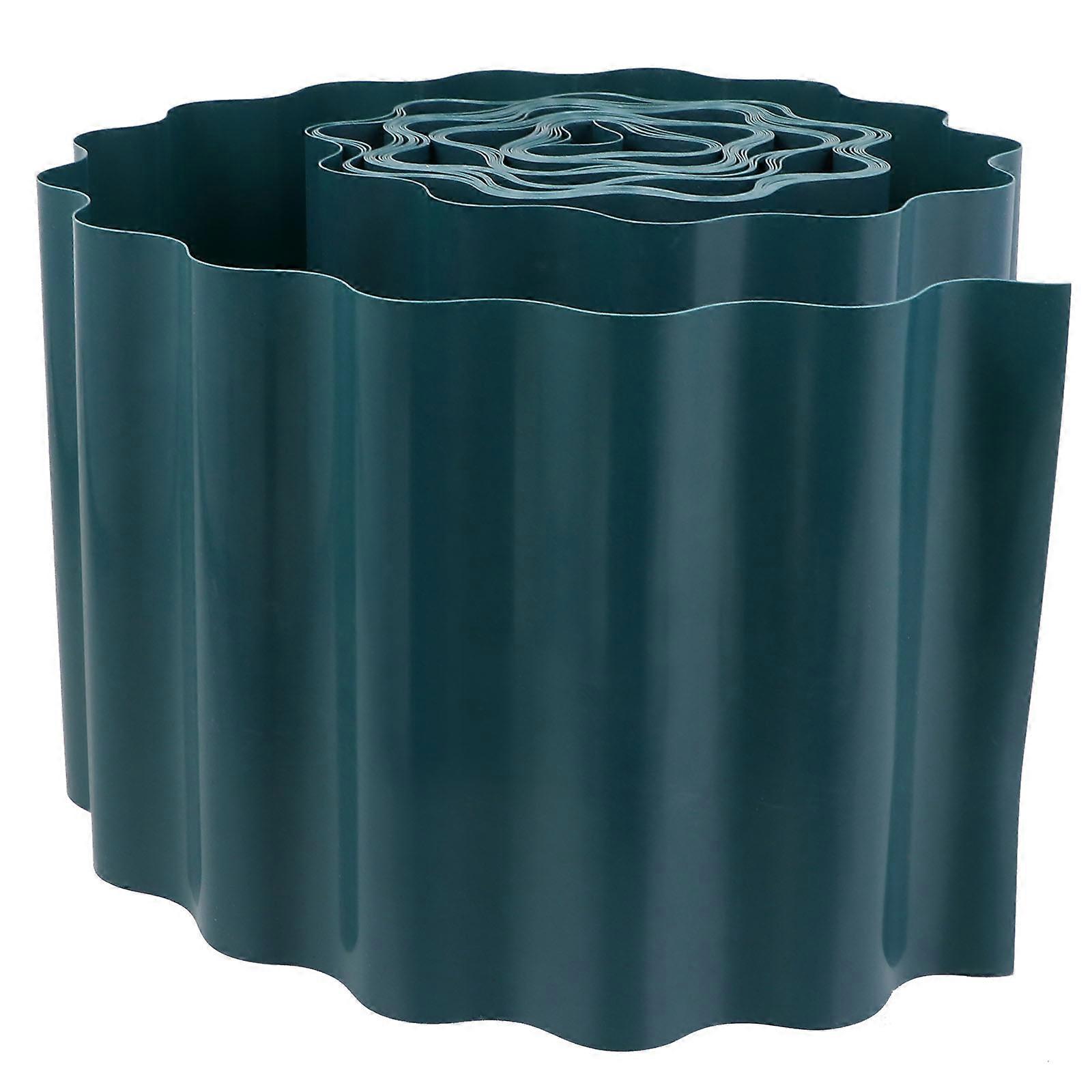 Garden Border Edging Plastic Path Grass Wall For Outdoor Landscape Reduce Trimming 1 Set