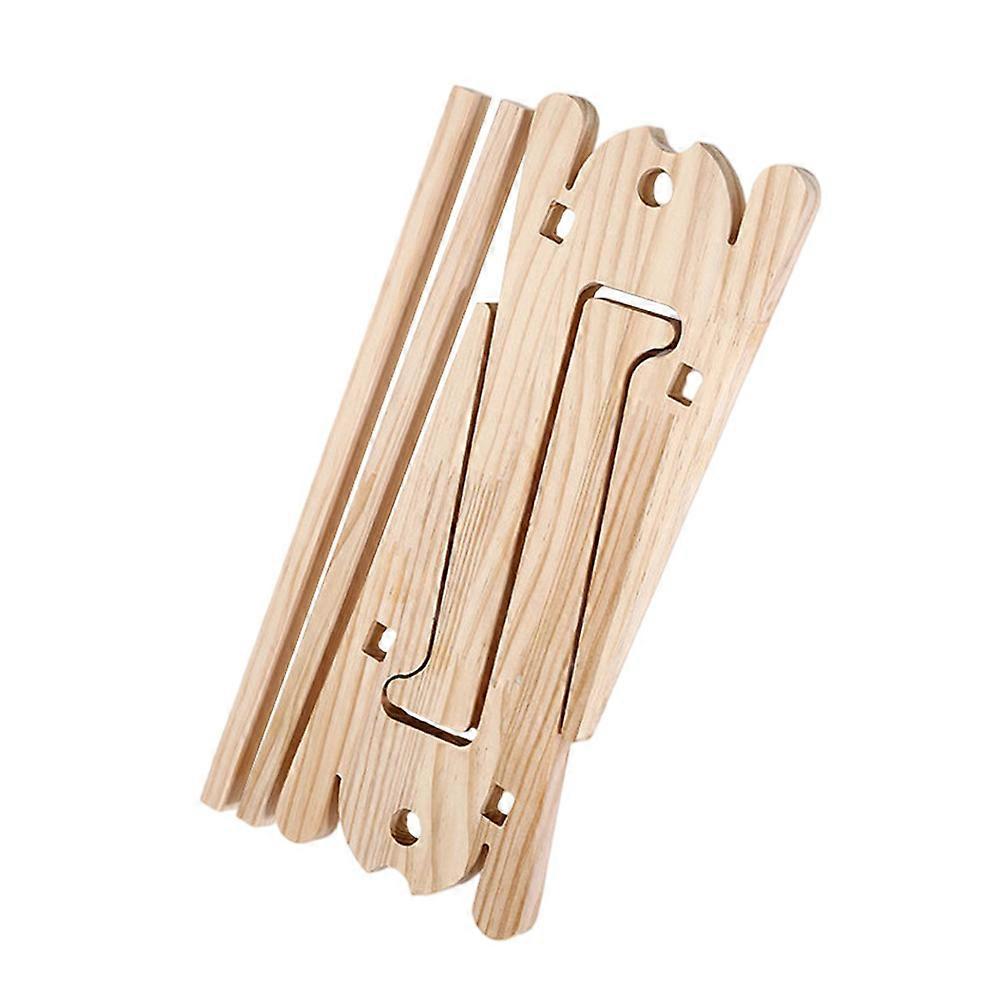 Computer Cooling Rack Wooden Stand for Laptop Use with 1Pcs Support