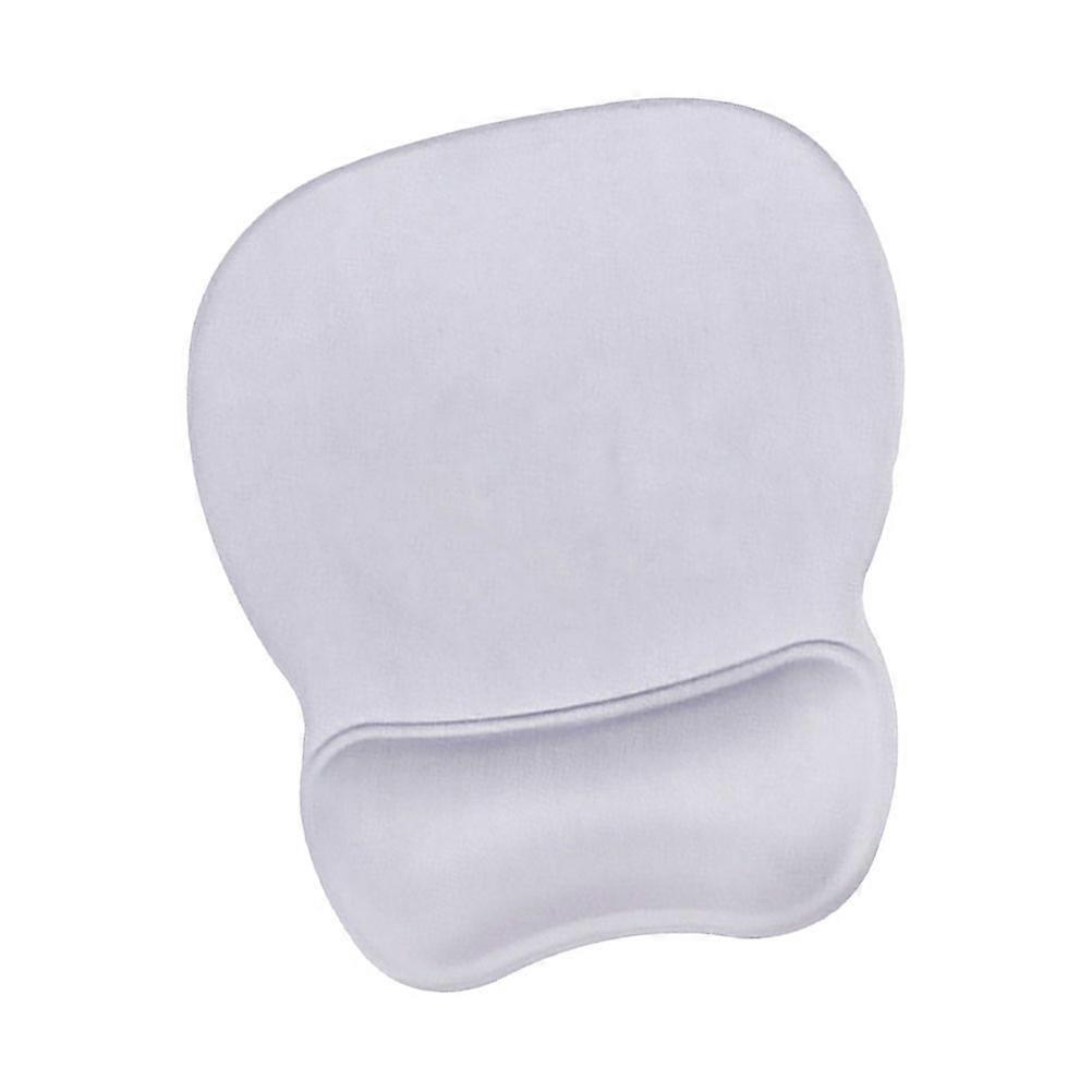 Gaming Mouse Mat Memory Cotton Wristguard Mat for Computer Use Light Grey