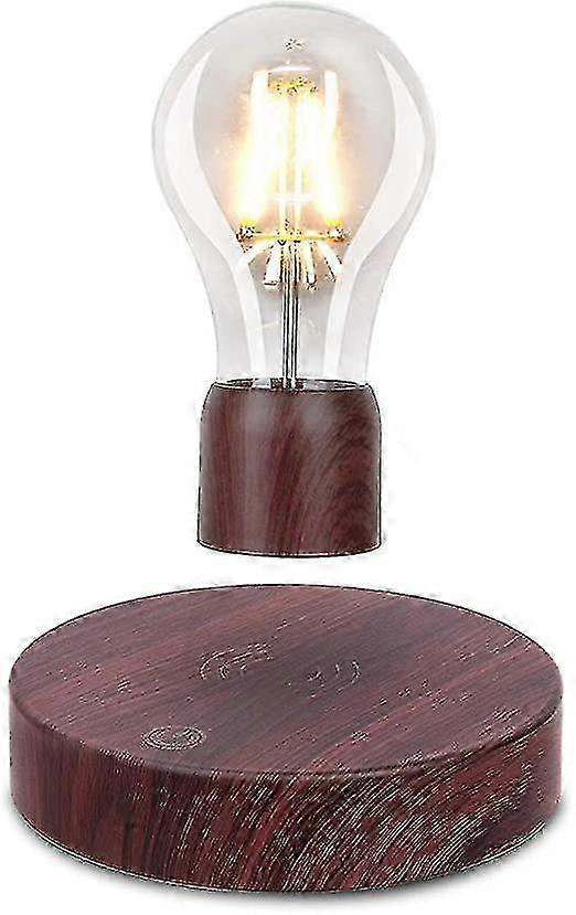 2025 Magnetic Levitating Floating Wireless Led Light Bulb Desk Lamp