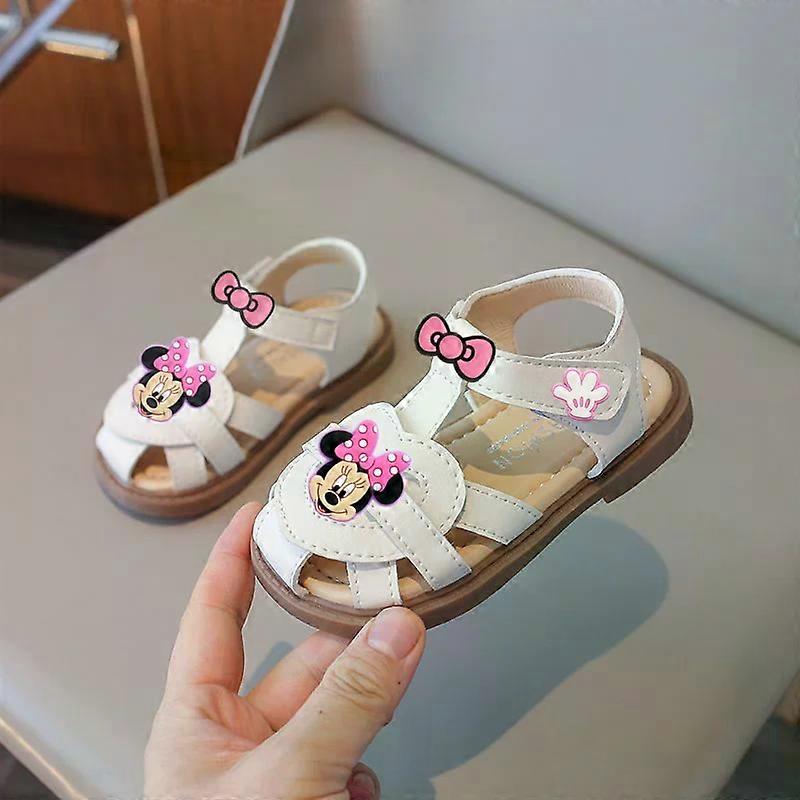 Disney princess Beach Shoes Children's Soft Sole slippers Mickey Mouse Girls Sandals Summer New Cute Baby toddler Shoes