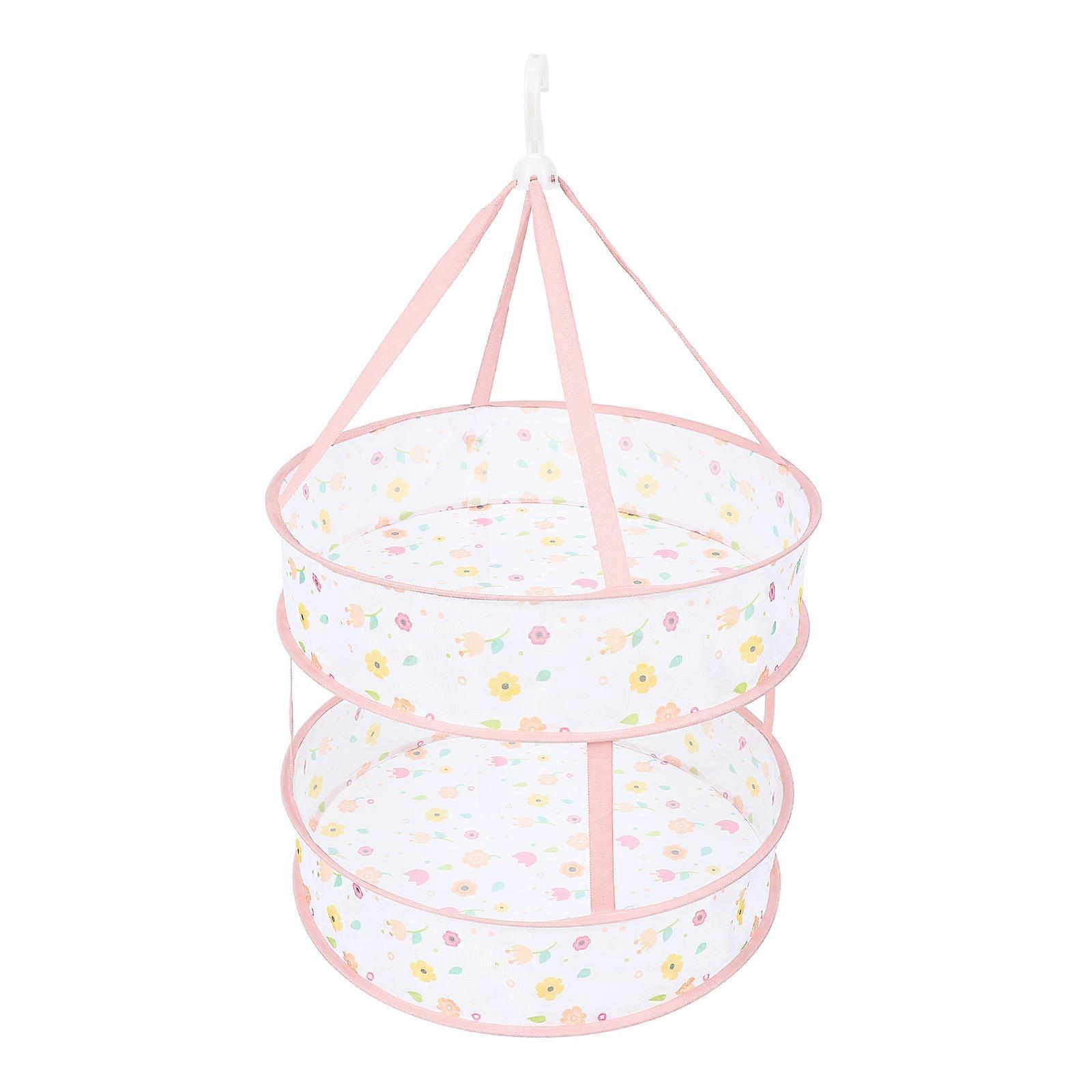 Hanging Drying Basket For Various Clothing Assorted Color 2Pcs