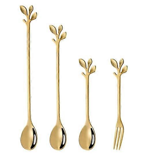 Stainless Steel Coffee Spoons Set with Ergonomic Handle, Rust Resistant Small Espresso Spoons
